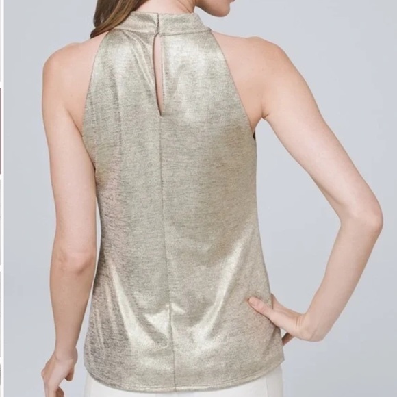 WHBM size S metallic top - Picture 3 of 10